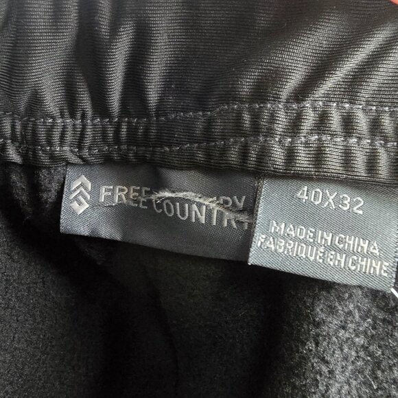 Free Country Grey Fleece Lined Outdoor Pants Size 40/32 - Picture 10 of 13